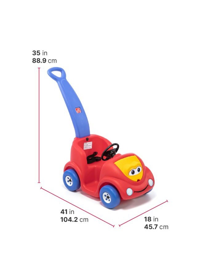 Step2 Push Around Buggy Kids Push Car, Ride On Car with Seat Belt and Horn, Toddlers Ages 18 Months - 3 Years Old, Max Weight 50 lbs., Easy Storage, Ideal Stroller Substitute, Red - Image 5